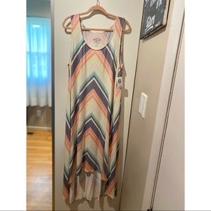 Torrid Ivory Chevron Dress